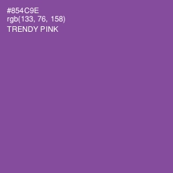 #854C9E - Trendy Pink Color Image